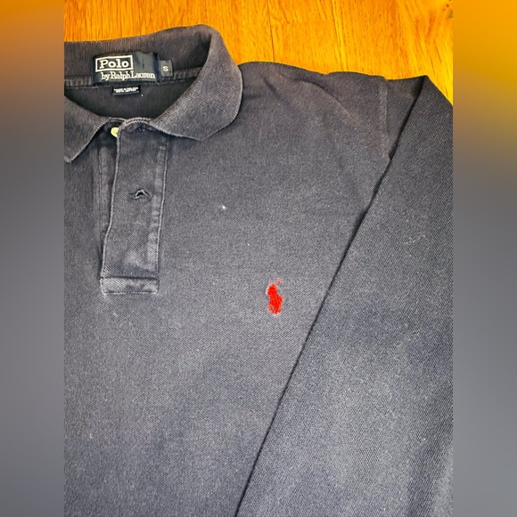 Polo by Ralph Lauren Men's Navy Long Sleeve Shirt Sz Small - Picture 3 of 6